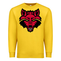 Lemon DEVIL - RED WOLVES FOOTBALL SOCCER STATE MEN Premium Sweatshirt - linhVisuals