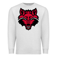 Oatmeal Heather DEVIL - RED WOLVES FOOTBALL SOCCER STATE MEN Premium Sweatshirt - linhVisuals