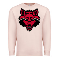 Pale Pink DEVIL - RED WOLVES FOOTBALL SOCCER STATE MEN Premium Sweatshirt - linhVisuals
