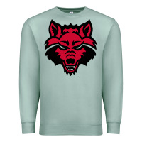 Seafoam DEVIL - RED WOLVES FOOTBALL SOCCER STATE MEN Premium Sweatshirt - linhVisuals