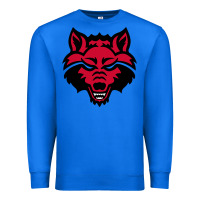 True Royal DEVIL - RED WOLVES FOOTBALL SOCCER STATE MEN Premium Sweatshirt - linhVisuals