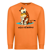 Carrot newcalvin and hobbes [tyellow] Premium Sweatshirt - linhVisuals