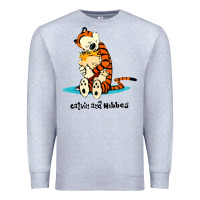Newcalvin And Hobbes [tyellow] Premium Sweatshirt | Teevron