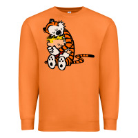 Carrot newcalvin and hobbes 04 Premium Sweatshirt - linhVisuals