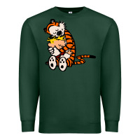 Sports Green newcalvin and hobbes 04 Premium Sweatshirt - linhVisuals