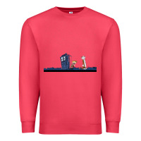 Cardinal newcalvin and hobbes night star tardis Premium Sweatshirt - linhVisuals