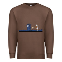 Chestnut newcalvin and hobbes night star tardis Premium Sweatshirt - linhVisuals