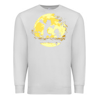 Dove Grey newcalvin and hobbes no worries Premium Sweatshirt - linhVisuals