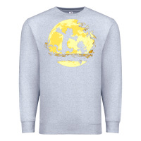 Heather Grey newcalvin and hobbes no worries Premium Sweatshirt - linhVisuals
