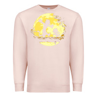Pale Pink newcalvin and hobbes no worries Premium Sweatshirt - linhVisuals