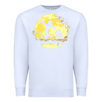 White newcalvin and hobbes no worries Premium Sweatshirt - linhVisuals