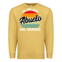 Antique Gold el mejor abuelo del mundo grandfather sweatshirt Premium Sweatshirt - linhVisuals