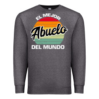 Charcoal Heather el mejor abuelo del mundo grandfather sweatshirt Premium Sweatshirt - linhVisuals