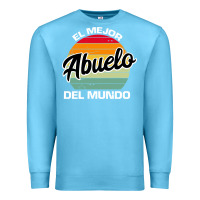 Ocean Blue el mejor abuelo del mundo grandfather sweatshirt Premium Sweatshirt - linhVisuals