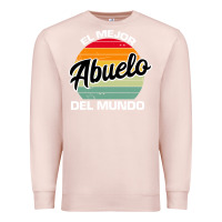 Pale Pink el mejor abuelo del mundo grandfather sweatshirt Premium Sweatshirt - linhVisuals