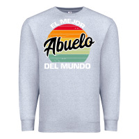 Heather Grey el mejor abuelo del mundo grandfather sweatshirt Premium Sweatshirt - linhVisuals