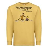 Antique Gold newcalvin and hobbes quote 10 Premium Sweatshirt - linhVisuals
