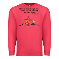 Cardinal newcalvin and hobbes quote 10 Premium Sweatshirt - linhVisuals