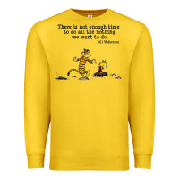 Lemon newcalvin and hobbes quote 10 Premium Sweatshirt - linhVisuals