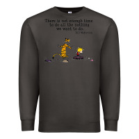 Smoke newcalvin and hobbes quote 10 Premium Sweatshirt - linhVisuals