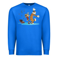True Royal newcalvin and hobbes sing 09 Premium Sweatshirt - linhVisuals