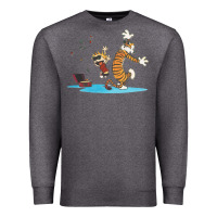 Newcalvin And Hobbes Sing 09 Premium Sweatshirt | Teevron