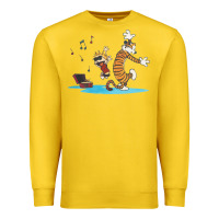 Lemon newcalvin and hobbes sing 09 Premium Sweatshirt - linhVisuals