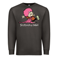 Smoke newcalvin and hobbes stupendous man Premium Sweatshirt - linhVisuals