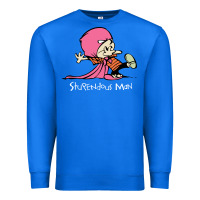 True Royal newcalvin and hobbes stupendous man Premium Sweatshirt - linhVisuals