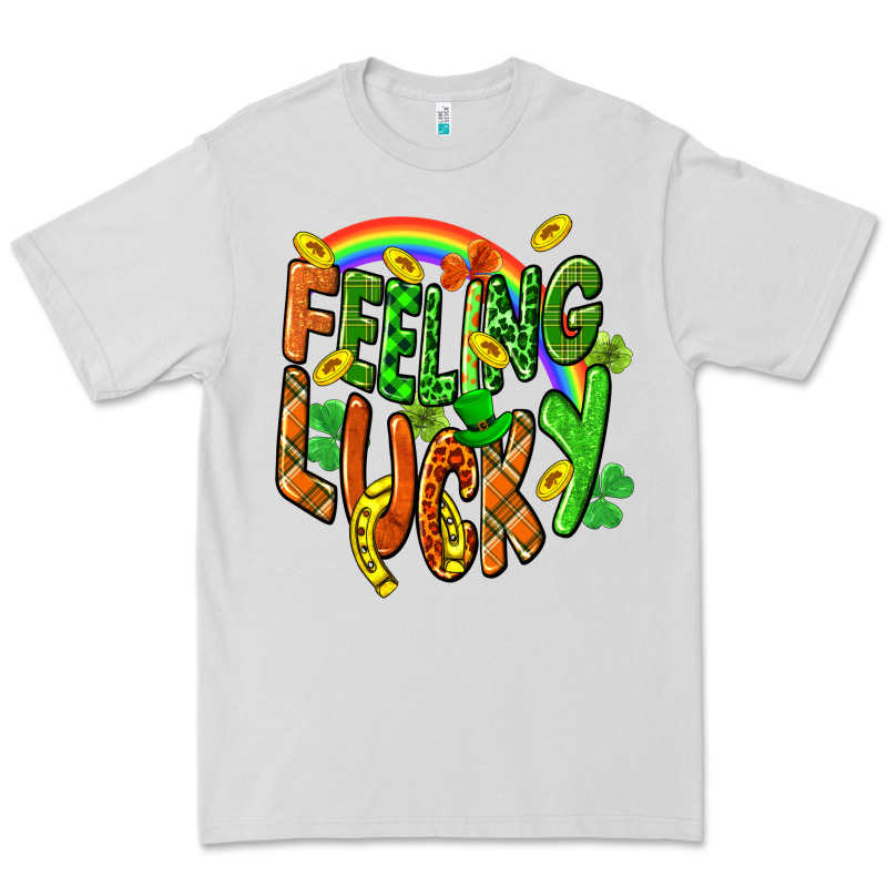 St. Patrick's Day Feeling Lucky Premium Tee by CowGirlArtShop | Teevron