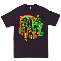Plum St. Patrick's Day Feeling lucky Premium Tee - CowGirlArtShop