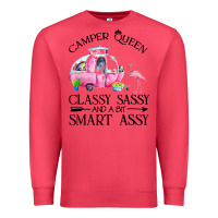 Cardinal newcamper queen classy sassy and a bit smart assy Premium Sweatshirt - linhVisuals