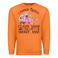 Carrot newcamper queen classy sassy and a bit smart assy Premium Sweatshirt - linhVisuals