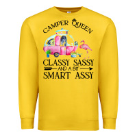 Lemon newcamper queen classy sassy and a bit smart assy Premium Sweatshirt - linhVisuals