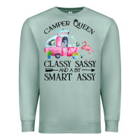 Seafoam newcamper queen classy sassy and a bit smart assy Premium Sweatshirt - linhVisuals