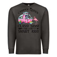 Smoke newcamper queen classy sassy and a bit smart assy Premium Sweatshirt - linhVisuals