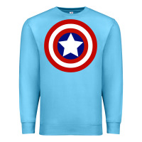 Ocean Blue newcaptain america Premium Sweatshirt - linhVisuals