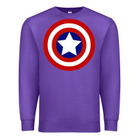 Purple newcaptain america Premium Sweatshirt - linhVisuals