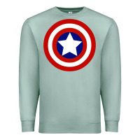Seafoam newcaptain america Premium Sweatshirt - linhVisuals