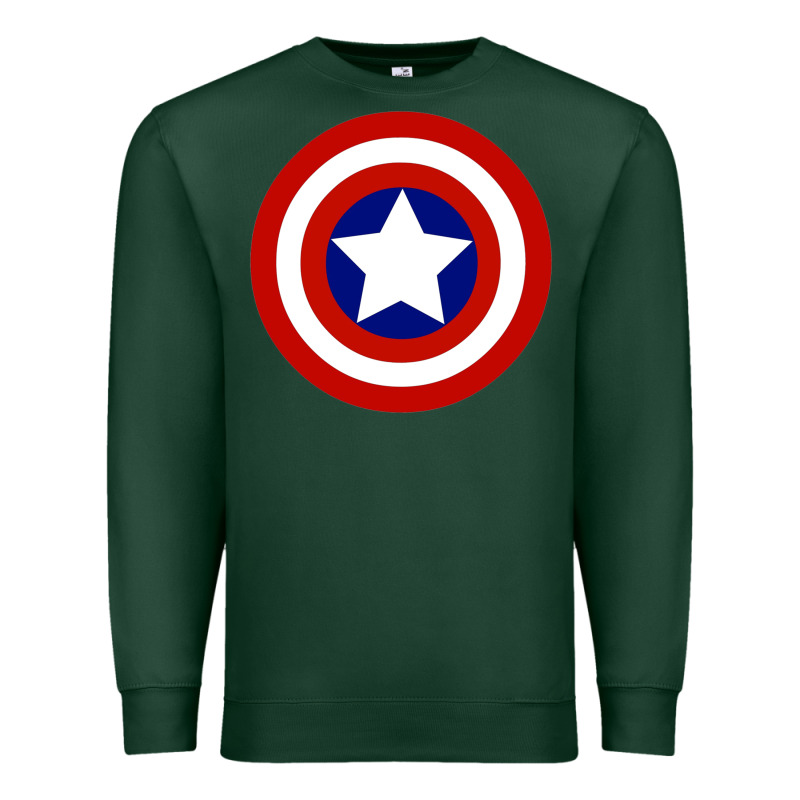 Newcaptain America Premium Sweatshirt by linhVisuals | Teevron