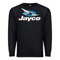 Black Jayco Bicycling Bike Premium Sweatshirt - linhVisuals