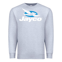 Heather Grey Jayco Bicycling Bike Premium Sweatshirt - linhVisuals