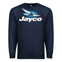 Navy Jayco Bicycling Bike Premium Sweatshirt - linhVisuals