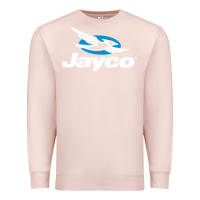 Pale Pink Jayco Bicycling Bike Premium Sweatshirt - linhVisuals