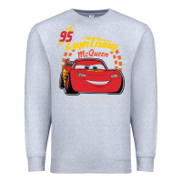 Heather Grey newcars lightning mcqueen Premium Sweatshirt - linhVisuals