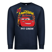 Navy newcars lightning mcqueen Premium Sweatshirt - linhVisuals