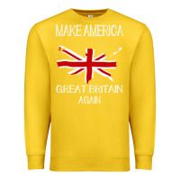 Lemon make america great britain again funny uk us Premium Sweatshirt - linhVisuals