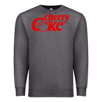 Charcoal Heather newcherry coke Premium Sweatshirt - linhVisuals