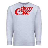 Heather Grey newcherry coke Premium Sweatshirt - linhVisuals