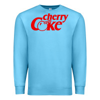 Ocean Blue newcherry coke Premium Sweatshirt - linhVisuals